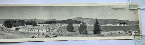 Waiouru military army camp in New Zealand photograph dated 1941 WW2